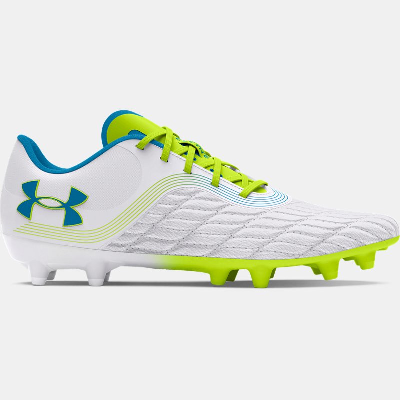 Women's Under Armour Magnetico Pro 3 FG Football Boots White / High Vis Yellow / Capri 41